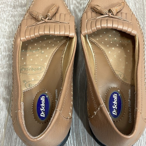 Dr. Scholl's E23-2X Leather Tassel Moccasin Loafers Double Air-Pillow Insoles 5M - Picture 8 of 14